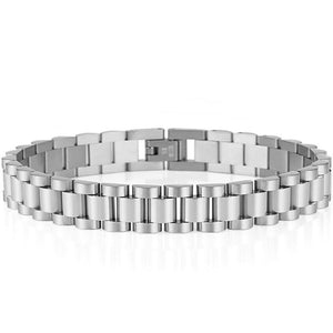 10MM Watch Chain Style Bracelet Stainless Steel Men Women Jewelry Accessory