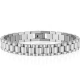 10MM Watch Chain Style Bracelet Stainless Steel Men Women Jewelry Accessory