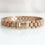 10MM Watch Chain Style Bracelet Stainless Steel Men Women Jewelry Accessory