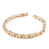 Kinel 585 Rose Bracelet Women Zircon Bride Wedding Fine Jewelry