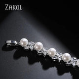 Marquise Zirconia Leaf Bridal Wedding Jewelry