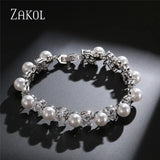 Marquise Zirconia Leaf Bridal Wedding Jewelry