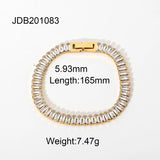 Women's 18K Plated CZ Tennis Bracelet Jewelry