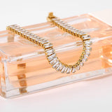 Women's 18K Plated CZ Tennis Bracelet Jewelry