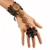 Gothic Skull/Portrait/Butterfly Lace Bracelet - Steampunk Cosplay Accessory