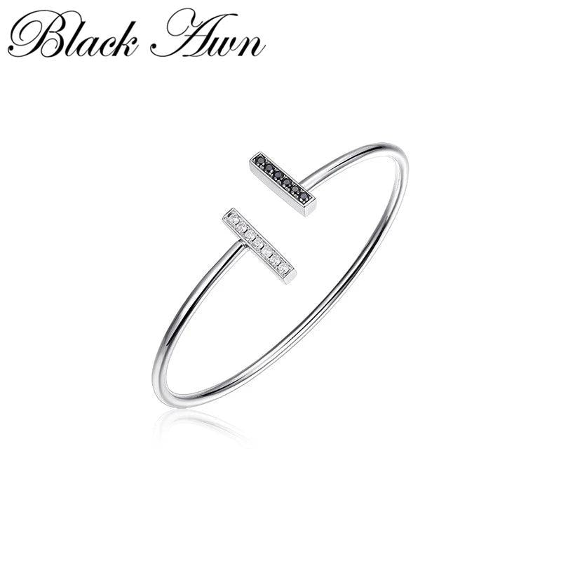Silver Open Charm Bracelet & Bangle for Women