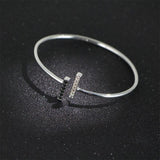 Silver Open Charm Bracelet & Bangle for Women
