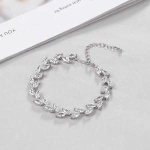 Sparkly Marquise CZ Crystal Tennis Bracelet