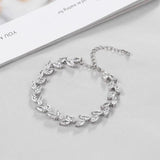 Sparkly Marquise CZ Crystal Tennis Bracelet