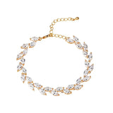 Sparkly Marquise CZ Crystal Tennis Bracelet