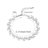 Sparkly Marquise CZ Crystal Tennis Bracelet