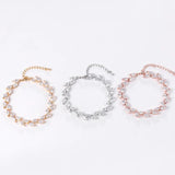 Sparkly Marquise CZ Crystal Tennis Bracelet