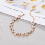 Sparkly Marquise CZ Crystal Tennis Bracelet