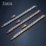 CZ Leaf Bracelet for Women Wedding Jewelry FSBP2126