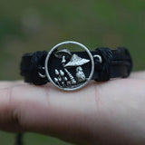 Nature Mushroom Bracelet for Camping Women Men