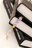 Arrivel Heart Bracelets, Colorful Cubic Zircon Bangles, Bride Jewelry