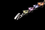 Arrivel Heart Bracelets, Colorful Cubic Zircon Bangles, Bride Jewelry