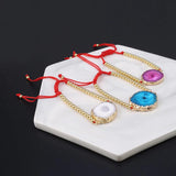 Irregular Stone Crystal Cluster Bracelet Vintage Beach Handwork Bangle