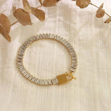 CZ Statement Lock Bracelets for Women