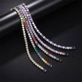 CZ Tennis Bracelet Crystal Chain Elegant Wedding Jewelry