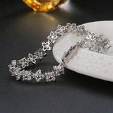 SUGU Flower Zirconia Bracelet for Young Ladies