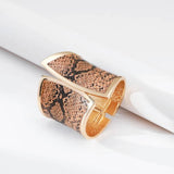 Wide Snake Grain Pattern Alloy Bracelet Exaggeration Club Joker Women Bracelet