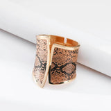 Wide Snake Grain Pattern Alloy Bracelet Exaggeration Club Joker Women Bracelet