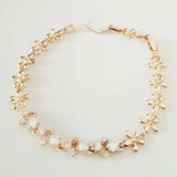 Clear Cubic Zirconia Charm Bracelet 585 Jewelry Women