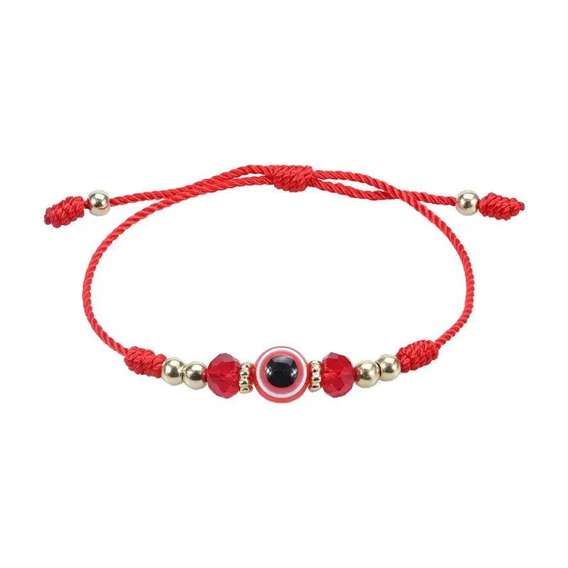 12pcs Evil Eye Beaded Lucky Bracelets, Boys Girls Adjustable Prayers Blessings