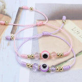12pcs Evil Eye Beaded Lucky Bracelets, Boys Girls Adjustable Prayers Blessings