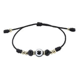 12pcs Evil Eye Beaded Lucky Bracelets, Boys Girls Adjustable Prayers Blessings