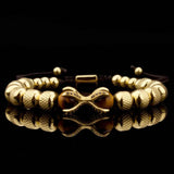 Micro Pave CZ Dragon Claw Charm Bracelets Stainless Steel Crystals Bangles