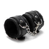 Leather Handcuffs Eye Mask Bundle Set