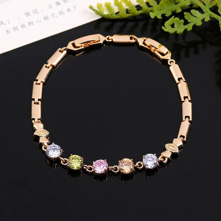 Tennis Chain Bangle Hand Chain CZ Bracelet