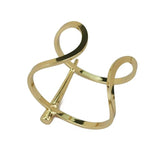 Indian Style Copper Cuff Bracelet Opened Statement Bangle Accessory