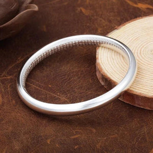 Silver Buddhistic Heart Sutra Bracelet for Women