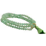 Green Aventurine Layers Bracelet Tibetan Buddhist Wristband