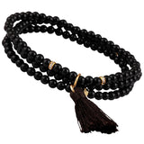 Green Aventurine Layers Bracelet Tibetan Buddhist Wristband