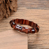 Tiger Eye Stone Bracelet Natural Stone Beads Yoga Bangle