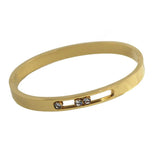 Titanium Steel 3 Movement Zircon Bracelet for Women