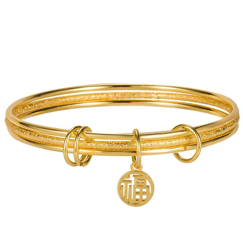Titanium Steel Forever Love Heart Bracelet Bangle
