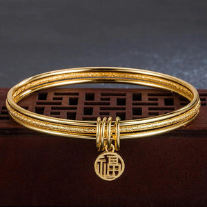 Titanium Steel Forever Love Heart Bracelet Bangle