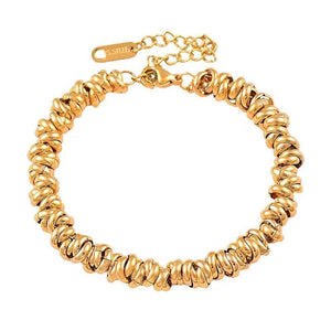 Stainless Steel Silver Annularity Bracelet for Women Girls