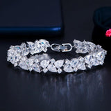 CWWZircons African CZ Dubai Plated Bracelet Women CB267