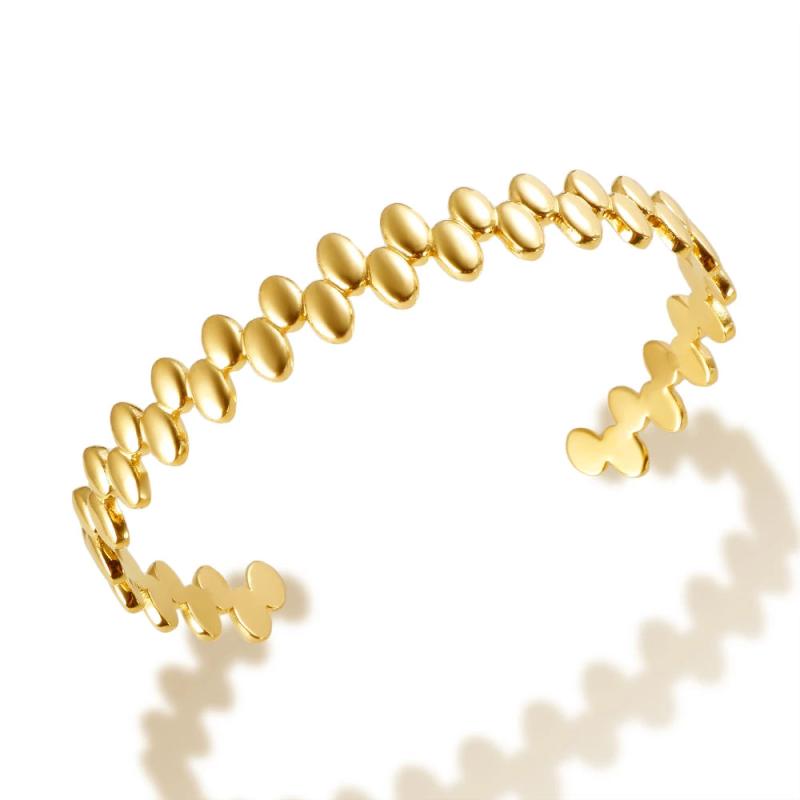 Adjustable Stainless Steel Bangle for Women
