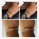 Crystal Stainless Steel Bangle Cuff Bracelet Wedding Jewelry