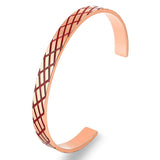 Summer Stainless Steel Mesh Enamel Cuff Bracelets Women Men Bangle