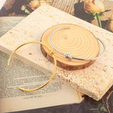 Stainless Steel Knot Cuff Bracelet for Women