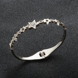 Hollow Star Crystal Bracelets Bangle - Party Jewelry Gift