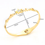 Hollow Star Crystal Bracelets Bangle - Party Jewelry Gift